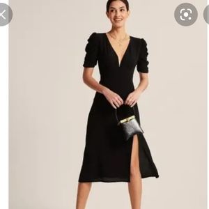 A&F Cinched Waist Midi Dress